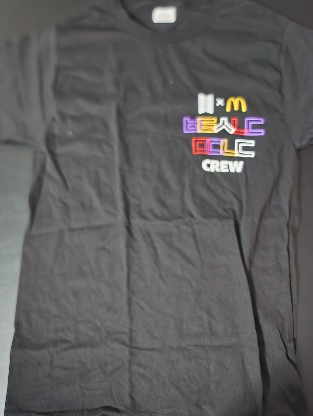 BTS x McDonald's Collab Official Crew Shirt